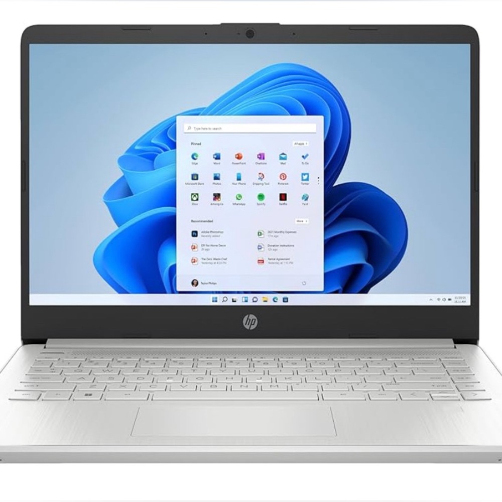 HP 14”, silver, 8gb Ram, 256gb ssd available